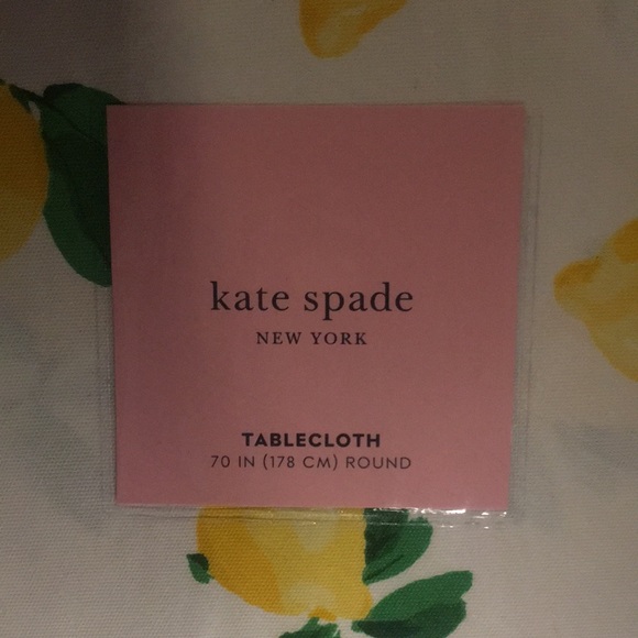 Kate Spade Lemon Table Cloth - Picture 2 of 3
